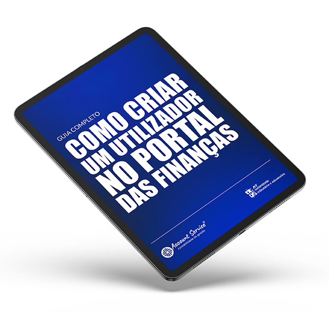 Capa do eBook Como Criar um Utilizador no Portal das Finanças